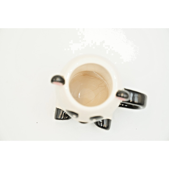 Panda Shaped Ceramic Mug with Handle – 5.25” Tall Cute Animal Design - Picture 6 of 10